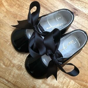 Ralph Lauren Briley Mary Jane Baby Shoes, Sz 3